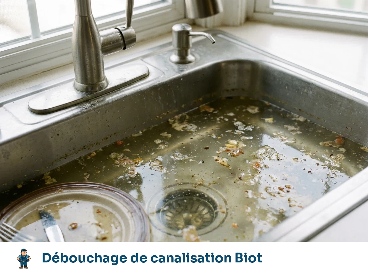 Débouchage de canalisation à Biot