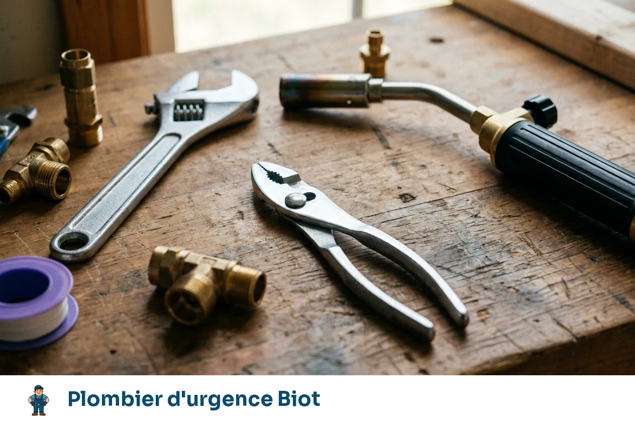 Plombier d'urgence à Biot