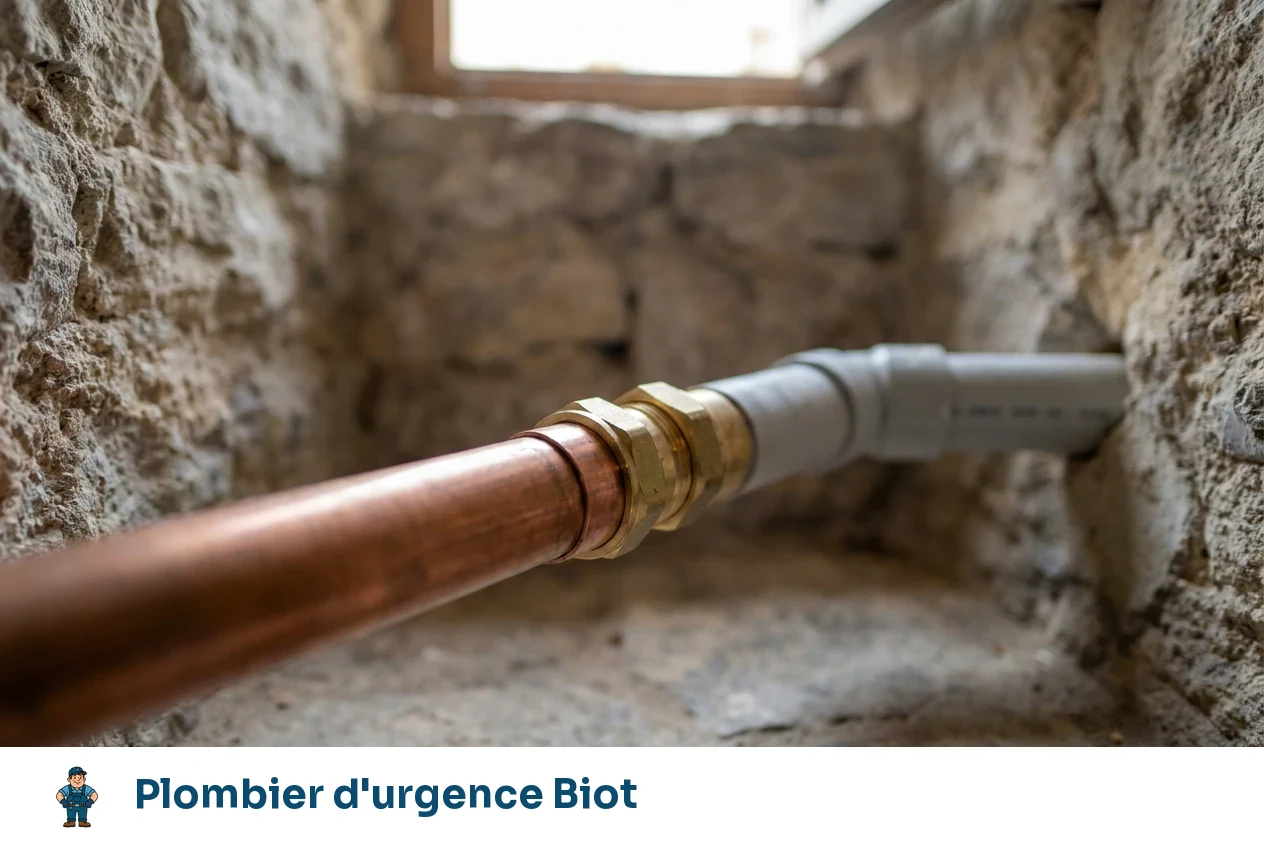 Plombier d'urgence à Biot
