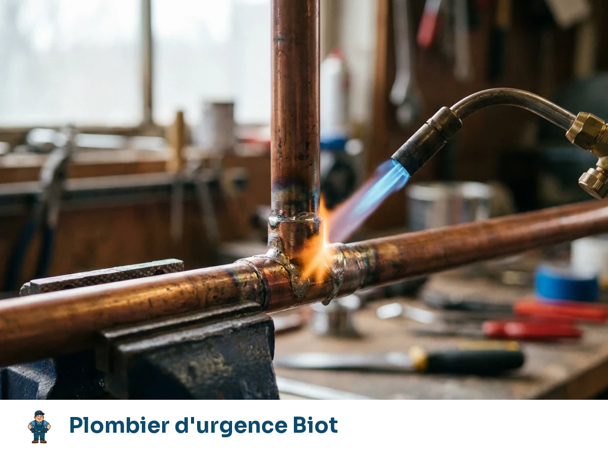 Plombier d'urgence à Biot