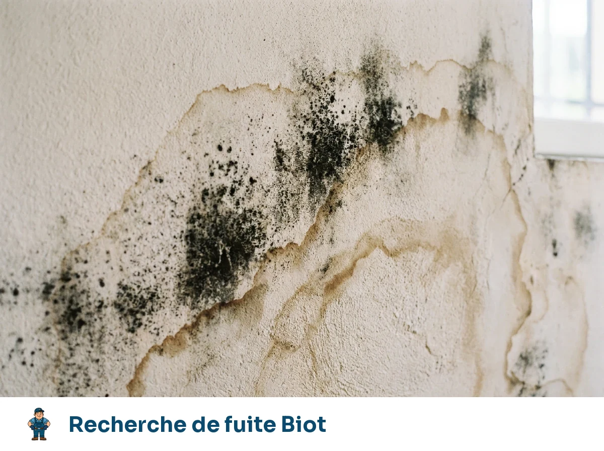 Recherche de fuite à Biot