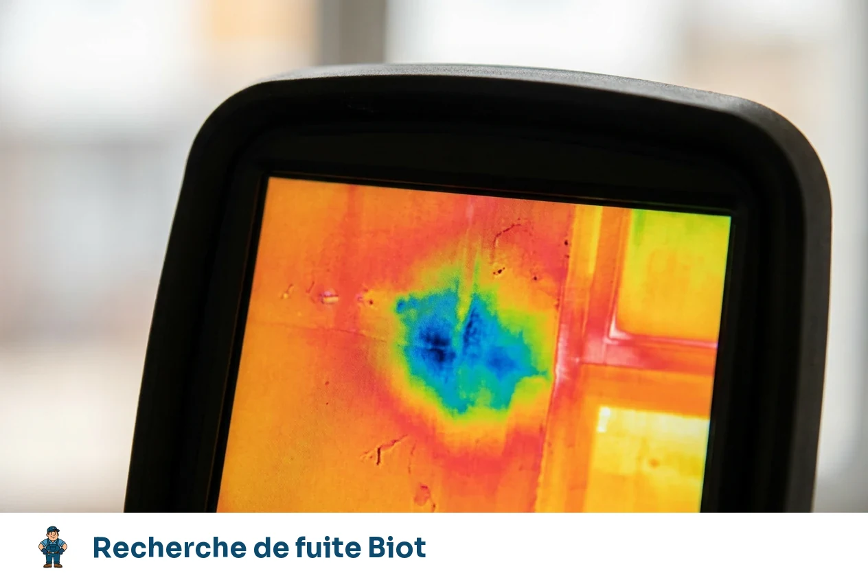 Recherche de fuite à Biot